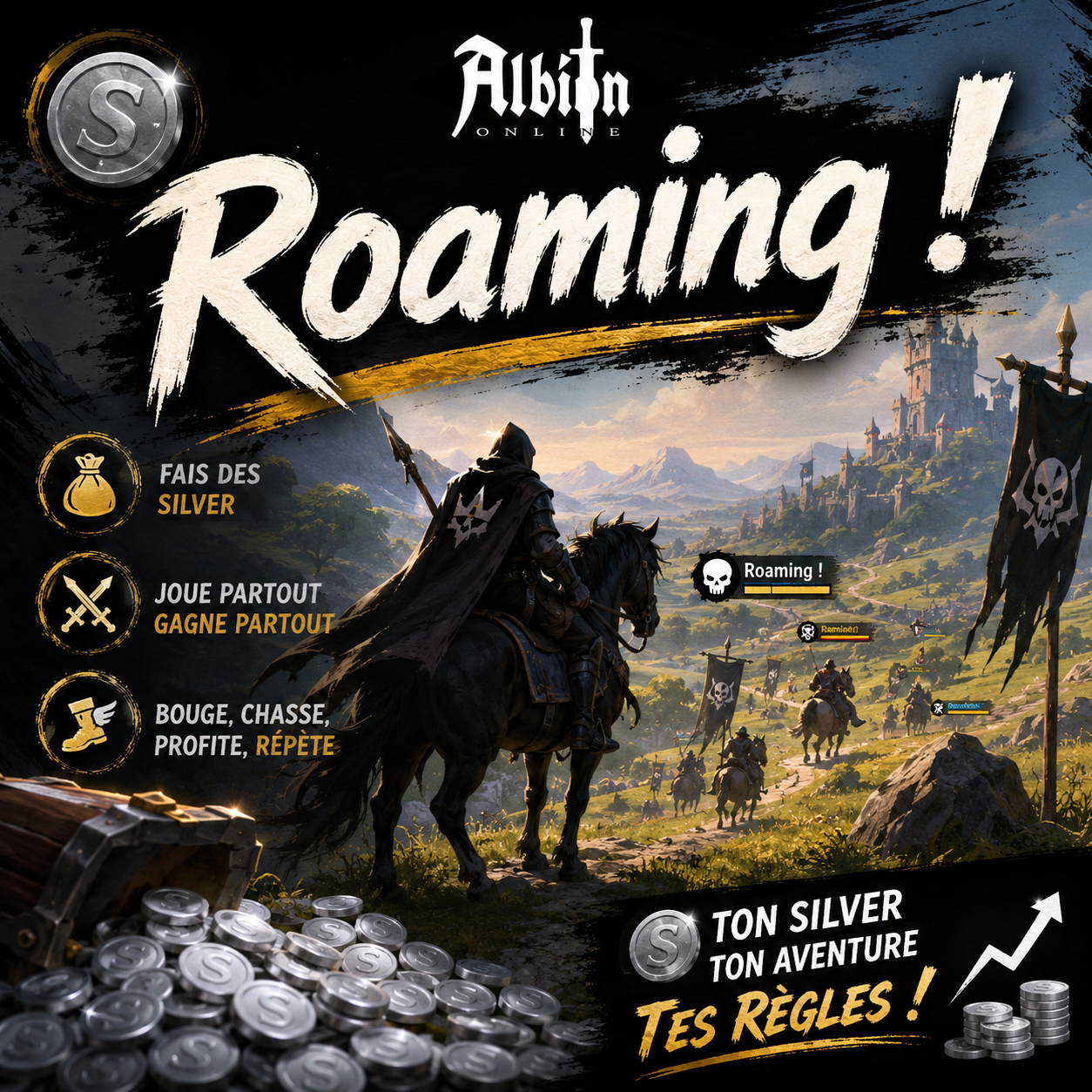 Roaming pour faire des silvers !!!